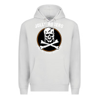 Dove Grey fear the bones Premium Hoodie - artisFamous