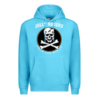 Ocean Blue fear the bones Premium Hoodie - artisFamous