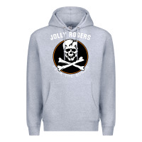 Heather Grey fear the bones Premium Hoodie - artisFamous