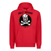 Red fear the bones Premium Hoodie - artisFamous