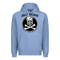 Colony Blue fear the bones Premium Hoodie - artisFamous