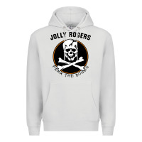 Dove Grey fear the bones Premium Hoodie - artisFamous