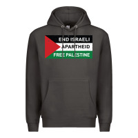 Smoke end is.rae.li apartheid free pales  flag  t shirt Premium Hoodie - artisFamous