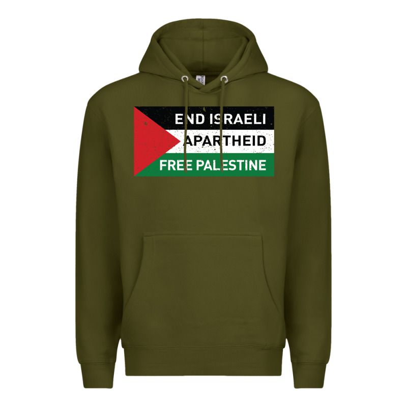 End Is.rae.li Apartheid Free Pales  Flag  T Shirt Premium Hoodie by artisFamous | Teevron