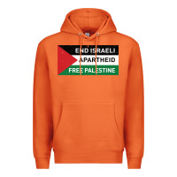 Carrot end is.rae.li apartheid free pales  flag  t shirt Premium Hoodie - artisFamous