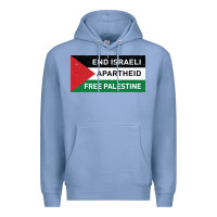 Colony Blue end is.rae.li apartheid free pales  flag  t shirt Premium Hoodie - artisFamous
