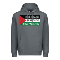 Rock end is.rae.li apartheid free pales  flag  t shirt Premium Hoodie - artisFamous