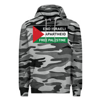 Slate Camo end is.rae.li apartheid free pales  flag  t shirt Premium Hoodie - artisFamous