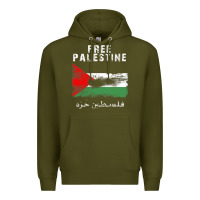 Army Green free jerusa.lem, ga.za, free palest . trending  shirt Premium Hoodie - artisFamous