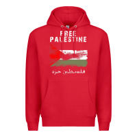Red free jerusa.lem, ga.za, free palest . trending  shirt Premium Hoodie - artisFamous