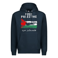 Navy free jerusa.lem, ga.za, free palest . trending  shirt Premium Hoodie - artisFamous