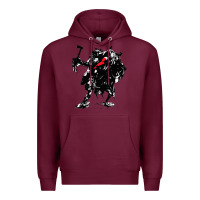 Burgundy hunt  showdown Premium Hoodie - artisFamous