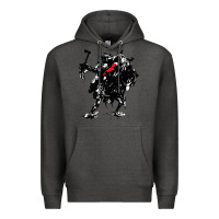 Charcoal Heather hunt  showdown Premium Hoodie - artisFamous