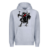 Heather Grey hunt  showdown Premium Hoodie - artisFamous