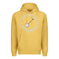 Antique Gold Banjo Bluegrass Music Traditional Musician Funny Gift Premium Hoodie - artisFamous