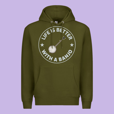 Banjo Bluegrass Music Traditional Musician Funny Gift Premium Hoodie Designed By Artisfamous