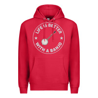 Cardinal Banjo Bluegrass Music Traditional Musician Funny Gift Premium Hoodie - artisFamous