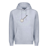 Heather Grey Banjo Bluegrass Music Traditional Musician Funny Gift Premium Hoodie - artisFamous