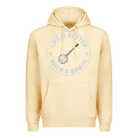 Pina Colada Banjo Bluegrass Music Traditional Musician Funny Gift Premium Hoodie - artisFamous