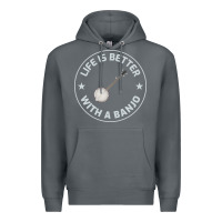 Rock Banjo Bluegrass Music Traditional Musician Funny Gift Premium Hoodie - artisFamous