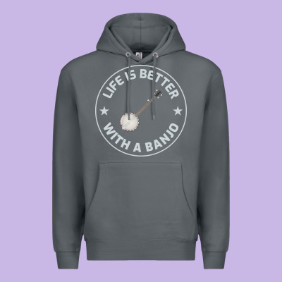 Banjo Bluegrass Music Traditional Musician Funny Gift Premium Hoodie Designed By Artisfamous