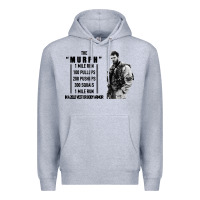 Heather Grey the murph challenge Premium Hoodie - artisFamous