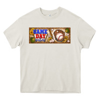 Cream game day vibes Heavy Core Tee - BundleAndBundleShop
