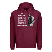 Burgundy the murph challenge Premium Hoodie - artisFamous