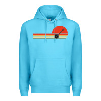 Ocean Blue Banjo Bluegrass Music Traditional Musician vintage retro Premium Hoodie - artisFamous