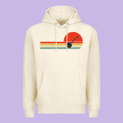 Banjo Bluegrass Music Traditional Musician Vintage Retro Premium Hoodie Designed By Artisfamous