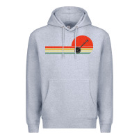 Heather Grey Banjo Bluegrass Music Traditional Musician vintage retro Premium Hoodie - artisFamous
