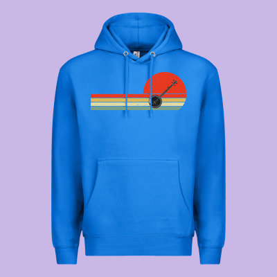 Banjo Bluegrass Music Traditional Musician Vintage Retro Premium Hoodie Designed By Artisfamous