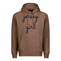 Chestnut new jersey girl on the shore Premium Hoodie - artisFamous