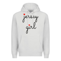 Dove Grey new jersey girl on the shore Premium Hoodie - artisFamous