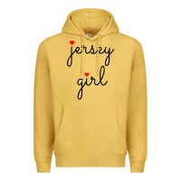 Antique Gold new jersey girl on the shore Premium Hoodie - artisFamous