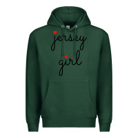 Sports Green new jersey girl on the shore Premium Hoodie - artisFamous