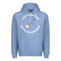 Colony Blue Banjo Bluegrass Music Traditional Musician Funny Gift Premium Hoodie - artisFamous