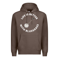 Coffee Banjo Bluegrass Music Traditional Musician Funny Gift Premium Hoodie - artisFamous