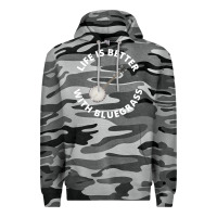 Slate Camo Banjo Bluegrass Music Traditional Musician Funny Gift Premium Hoodie - artisFamous