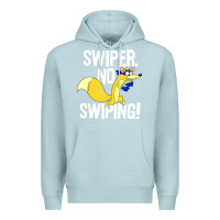 Blue Mist swiper no swiping Premium Hoodie - artisFamous