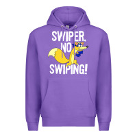 Purple swiper no swiping Premium Hoodie - artisFamous
