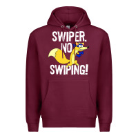 Burgundy swiper no swiping Premium Hoodie - artisFamous