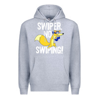 Heather Grey swiper no swiping Premium Hoodie - artisFamous