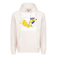Pale Pink swiper no swiping Premium Hoodie - artisFamous