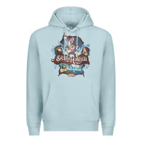 Blue Mist Splash Mountain Premium Hoodie - artisFamous