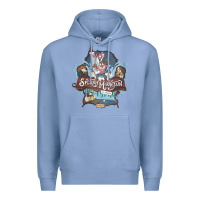 Colony Blue Splash Mountain Premium Hoodie - artisFamous