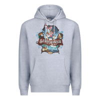 Heather Grey Splash Mountain Premium Hoodie - artisFamous