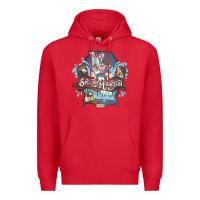Red Splash Mountain Premium Hoodie - artisFamous