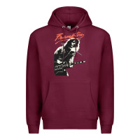 Burgundy Peter Frampton Premium Hoodie - artisFamous