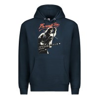 Navy Peter Frampton Premium Hoodie - artisFamous